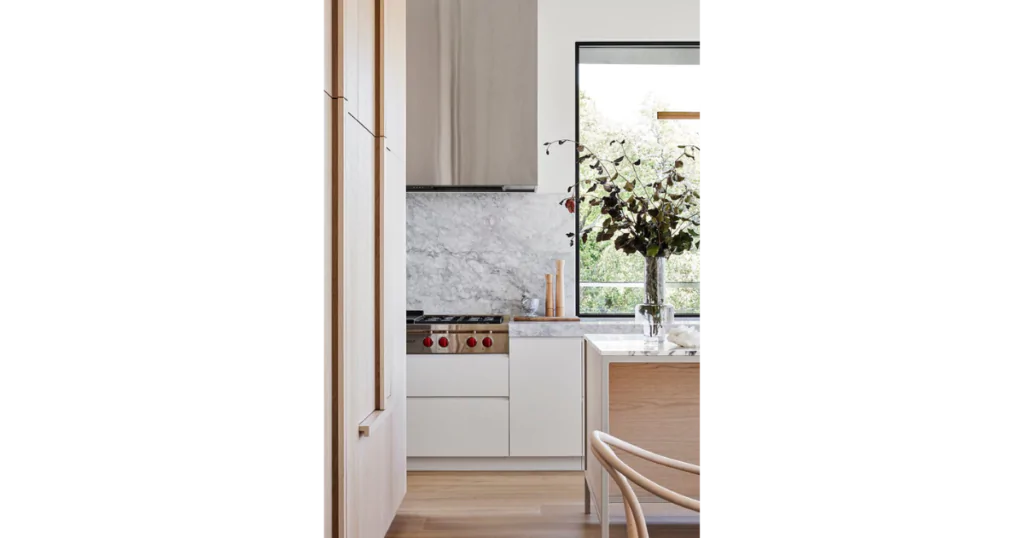 Interior designer planning a wellness-based project with eco-friendly materials