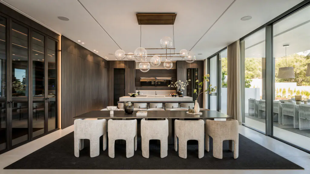 Luxury Dining Room Design at S.B. HOUSE Ambience Residence