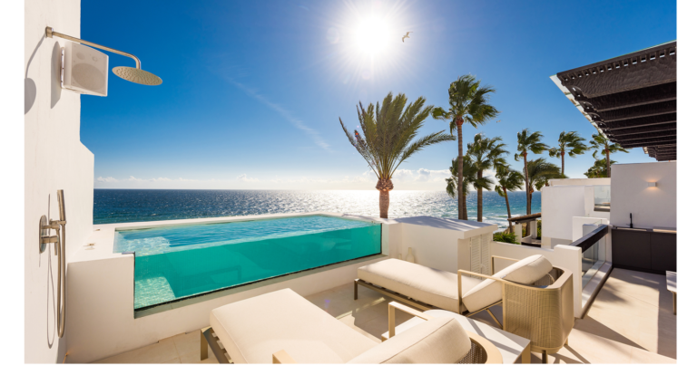 Luxury short-stay living room designed for high-end rental hospitality