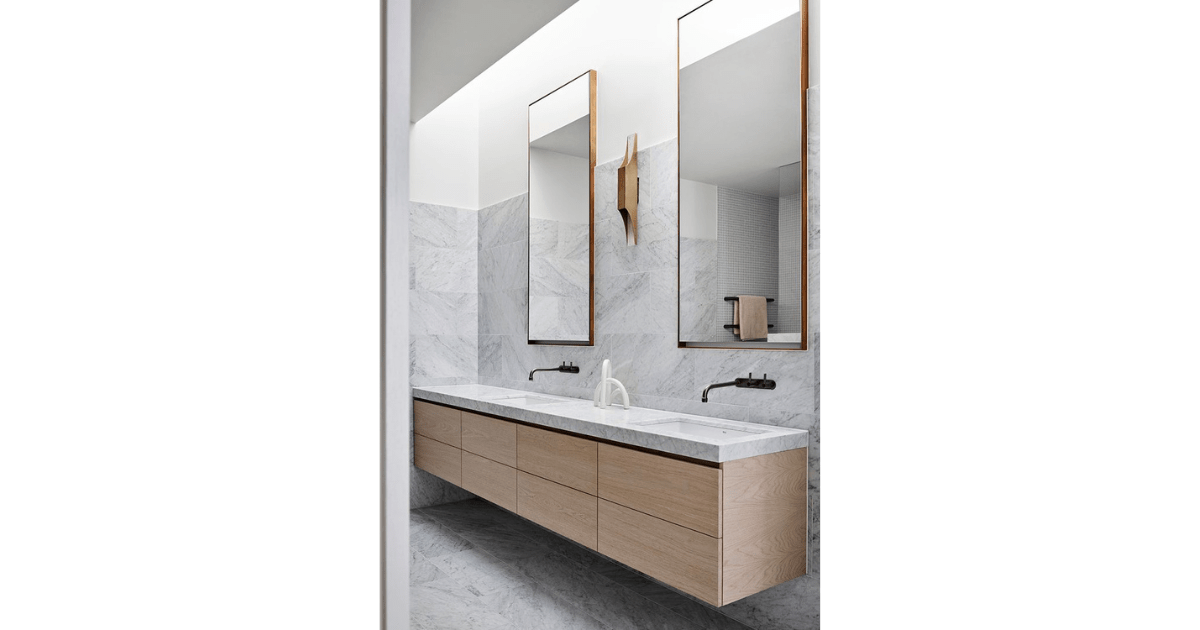 Bathroom · B.S. Nature-Inspired Villa · MORANID Bathroom in B.S. Nature-Inspired Villa by MORANID, featuring neurodesign-informed spatial clarity, and a calm work-focused atmosphere.