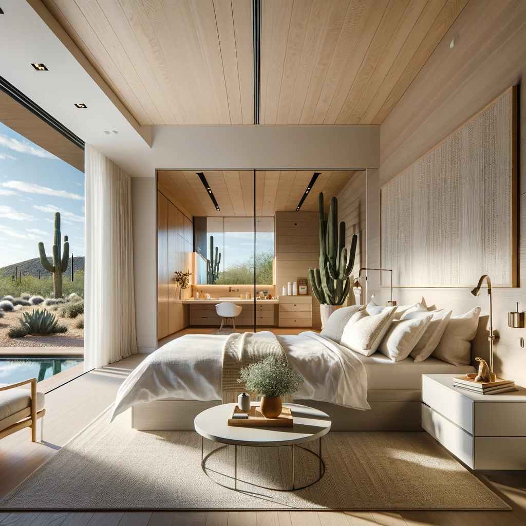 Bedroom · B.m House · MORANID Bedroom in B.m House by MORANID, featuring a calm work-focused atmosphere.