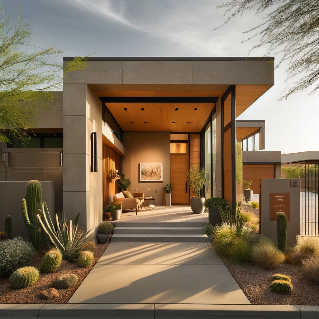 Exterior in B.m House by MORANID, featuring a calm work-focused atmosphere.
