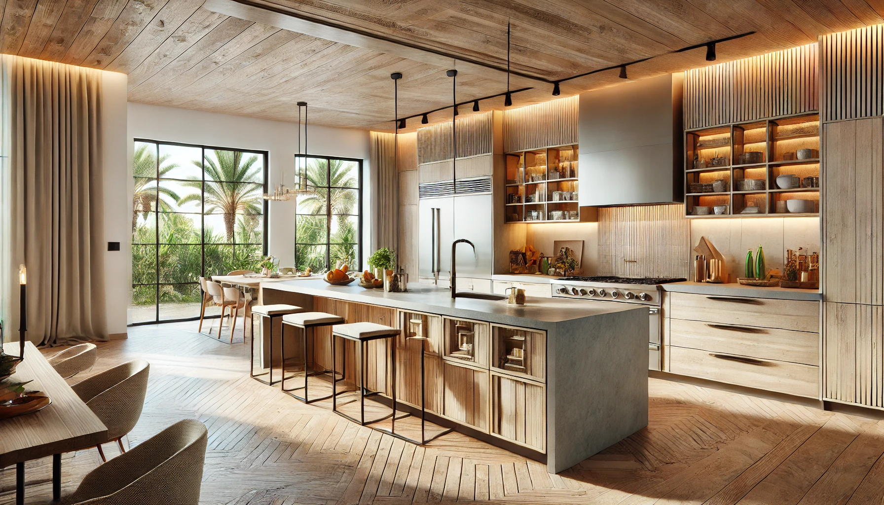 Kitchen · R.a House · MORANID Kitchen in R.a House by MORANID, featuring sustainable material choices.
