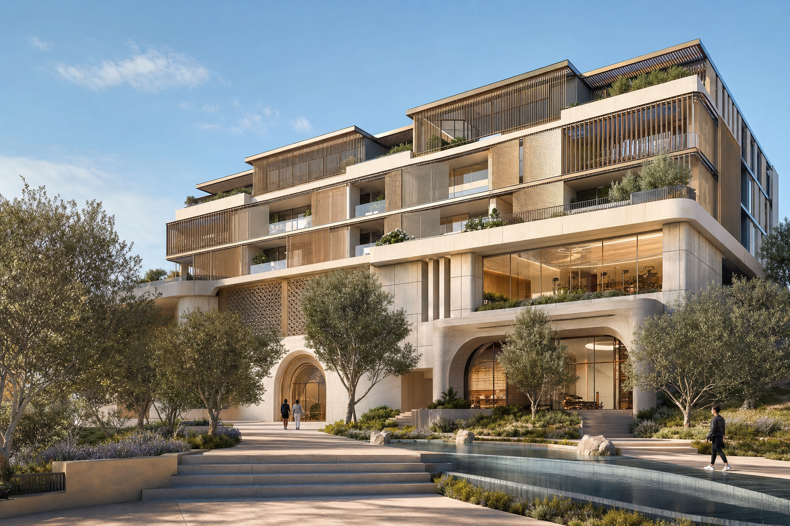 Wellness Residential Tower, luxury residential architecture