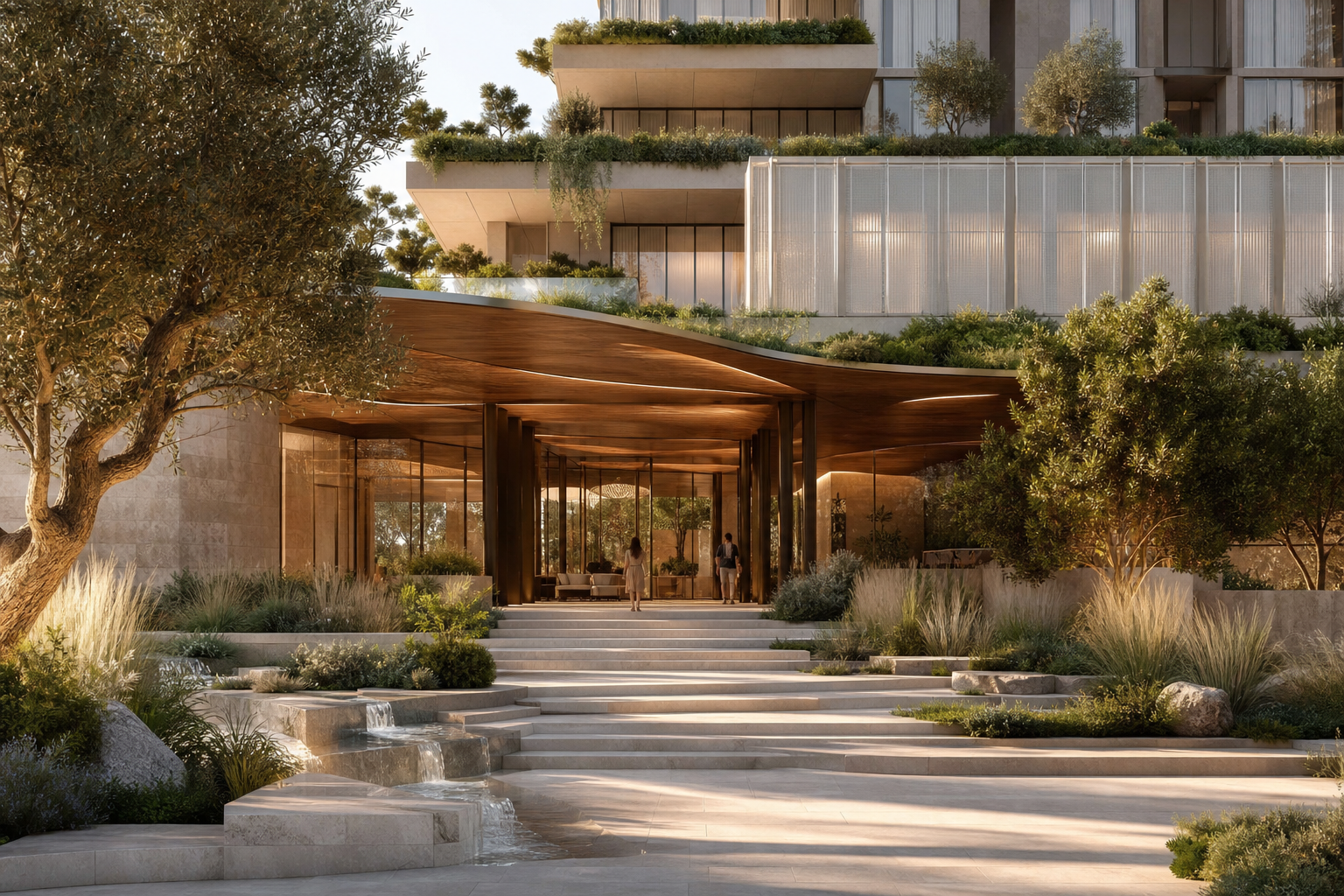 Wellness Residential Tower Exterior