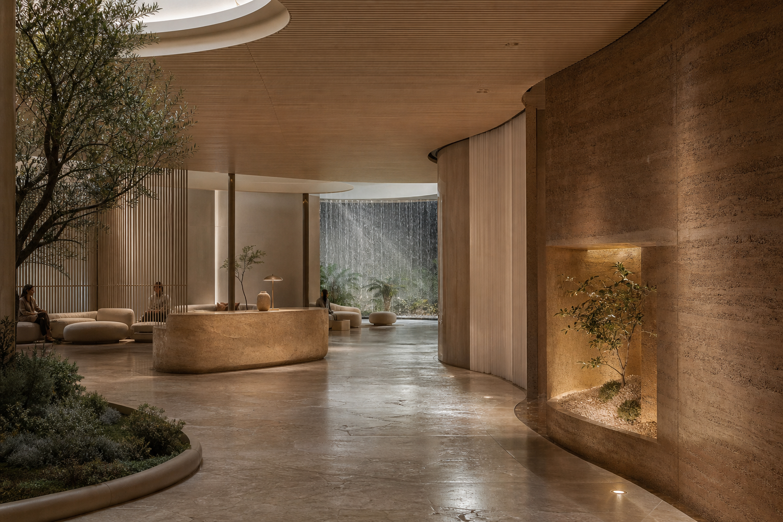 Wellness Residential Tower Lobby