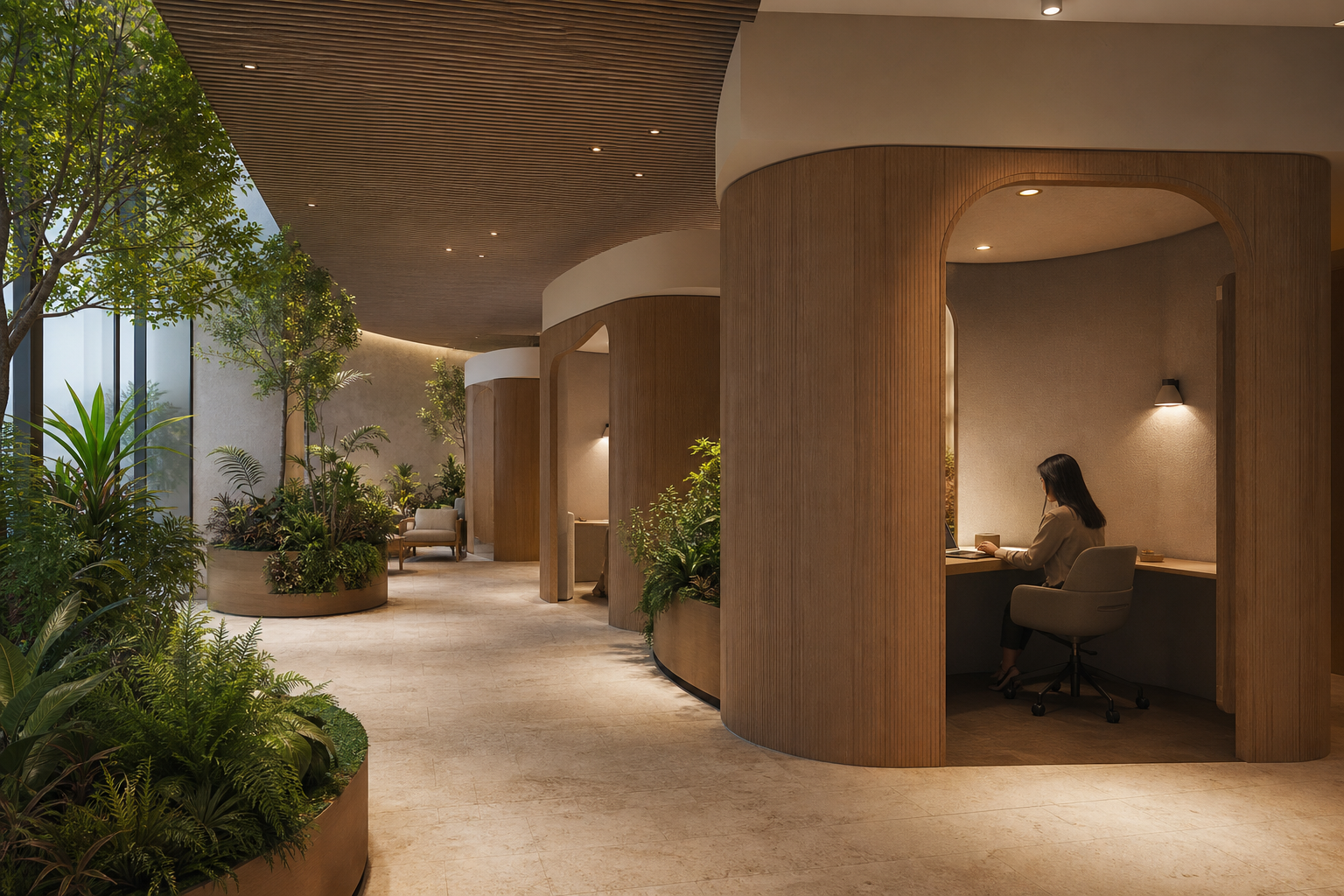 Wellness Residential Tower Rooftop