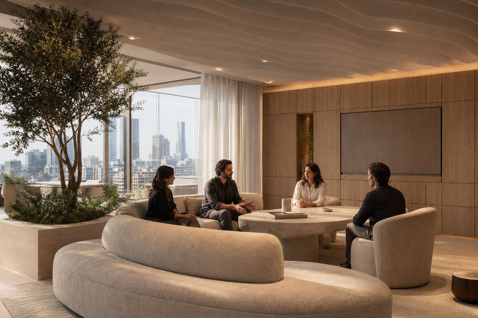 Future Workplace Collaboration Lounge