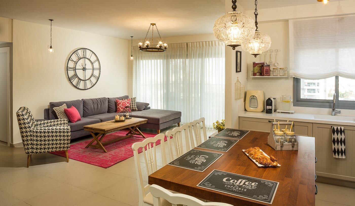 Living room in K.R. House by MORANID, featuring human-centered residential design and refined material balance.